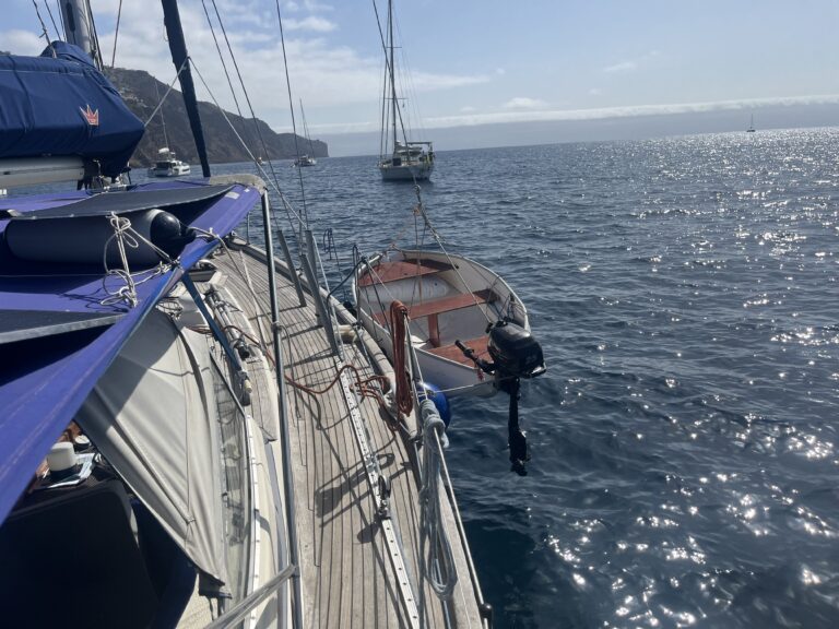 Beiboot "Taka Tuka", ein Faltboot vom Typ Banana-Boot